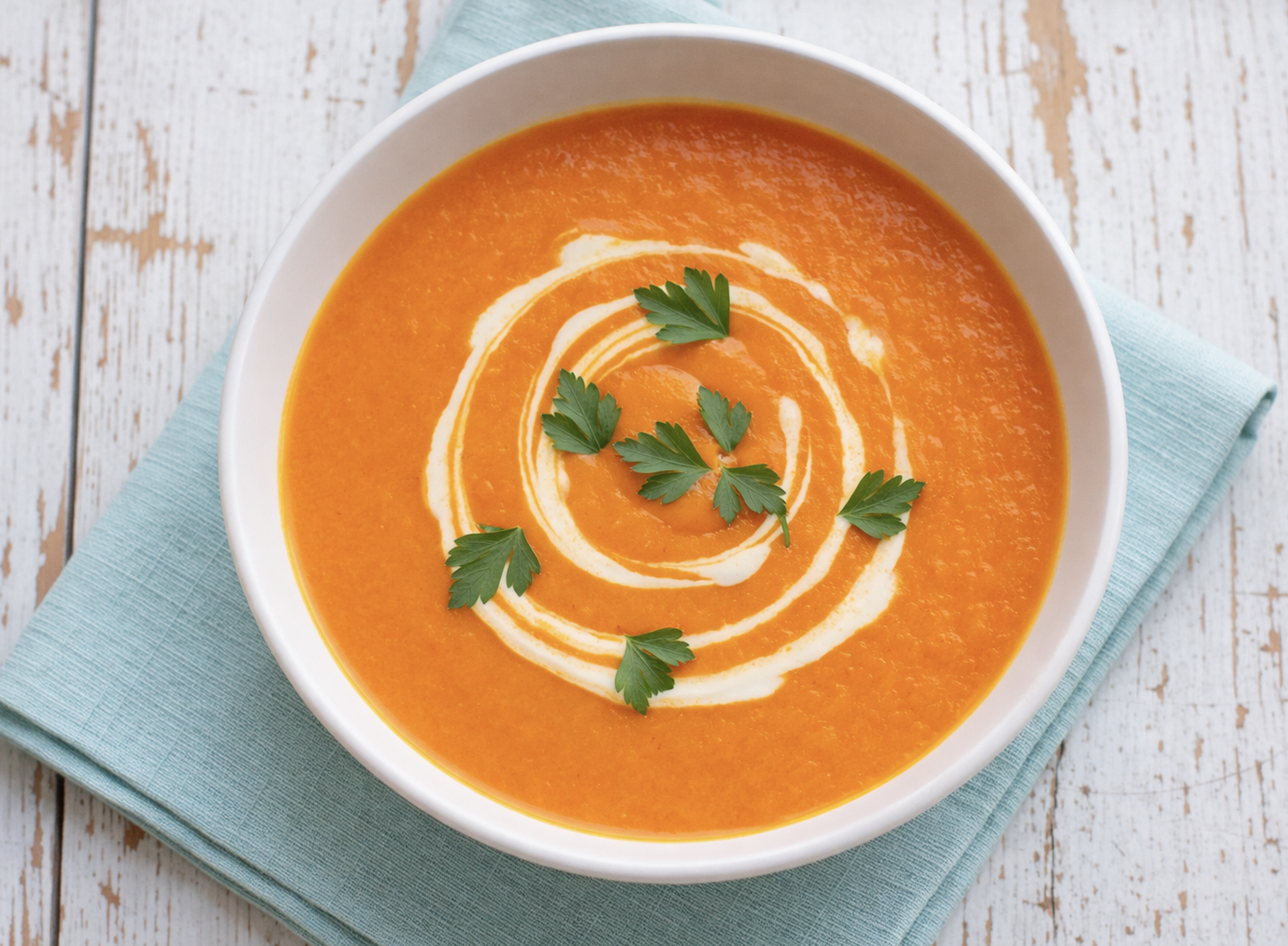 Möhren-Ingwer-Suppe